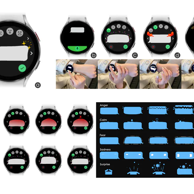 EmoWear: Exploring Emotional Teasers for Voice Message Interaction on Smartwatches